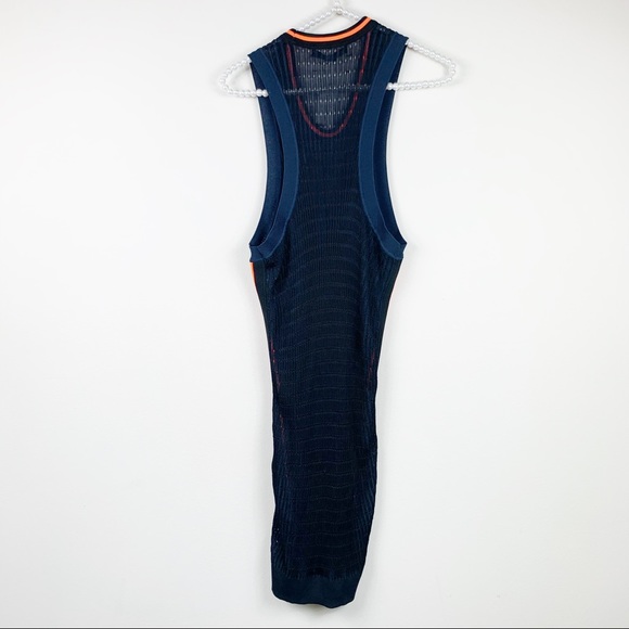 Alexander Wang Petrol navy Ribb Knit Tank dress S - Picture 6 of 7